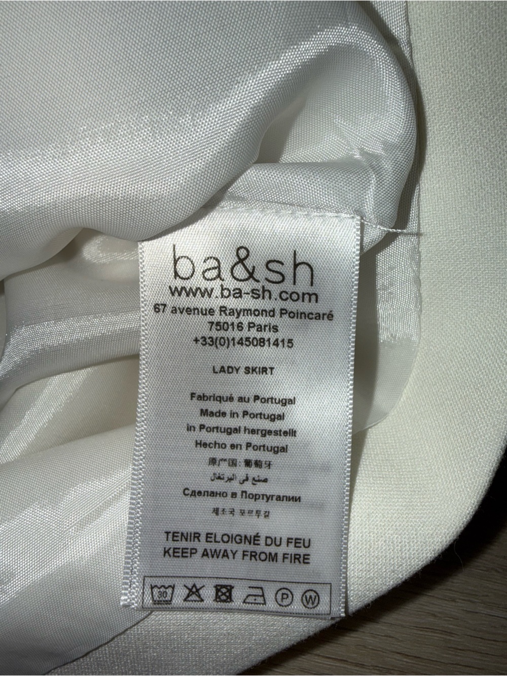 BA&SH Kara Button Skirt - Picture 5 of 5